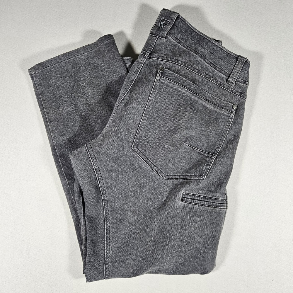 Kuhl Disruptr Jeans Mens 33x30 Gray Stretch Denim Outdoor